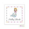 Mermaid Kids Calling Card - Kelly Hughes Designs