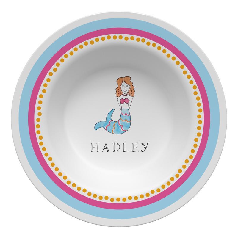 Mermaid Kids Dinnerware - Kelly Hughes Designs