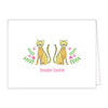 Luxe Cheetah Folded Note Cards