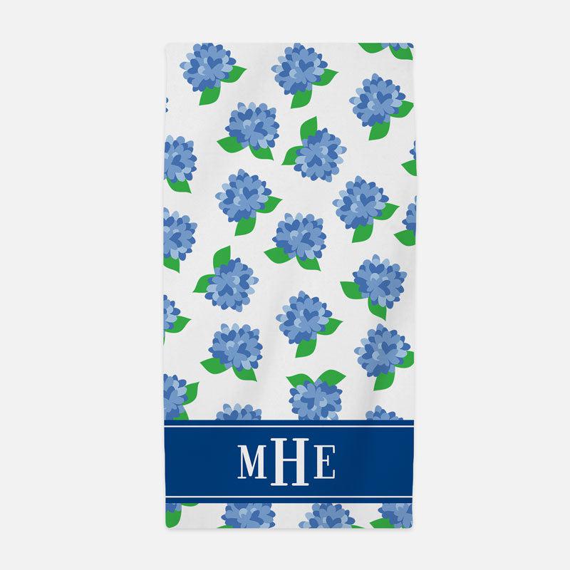 Nantucket Blue beach towel - Kelly Hughes Designs