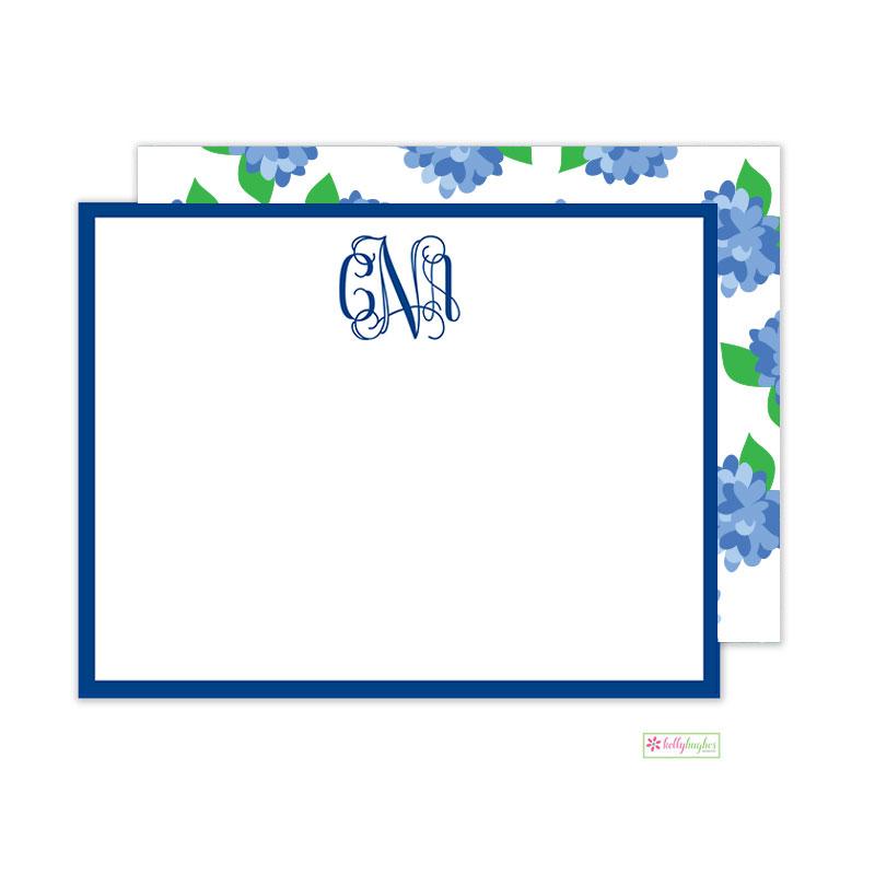Nantucket Blue Flat Note Cards - Kelly Hughes Designs