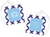 Navy Bamboo Bag Tags - Kelly Hughes Designs