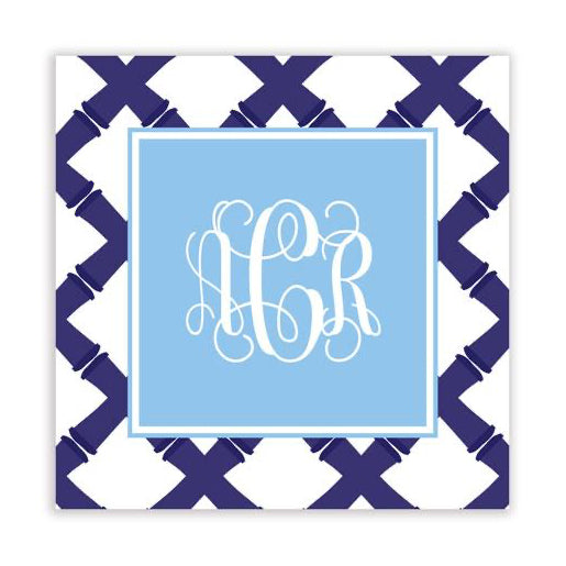 Navy Bamboo Gift Stickers - Kelly Hughes Designs