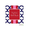 Navy Shells Enclosure Card - Kelly Hughes Designs