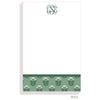 Green Block Print Notepad