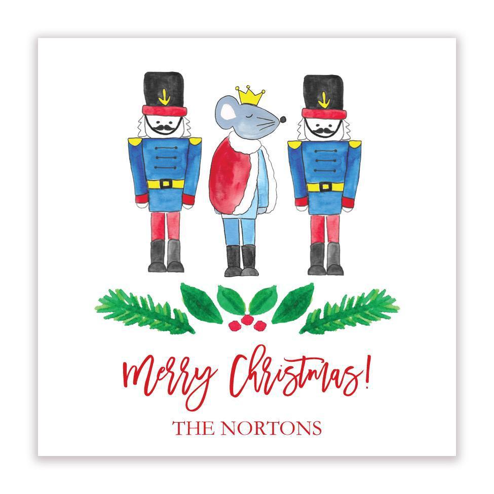 Nutcracker gift sticker - Kelly Hughes Designs