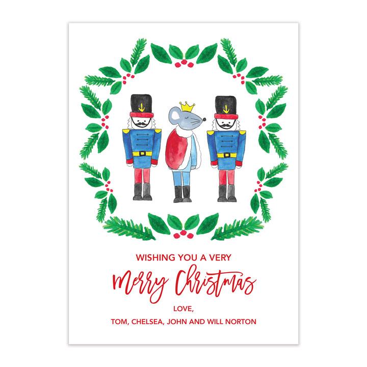 Nutcracker greeting card - Kelly Hughes Designs