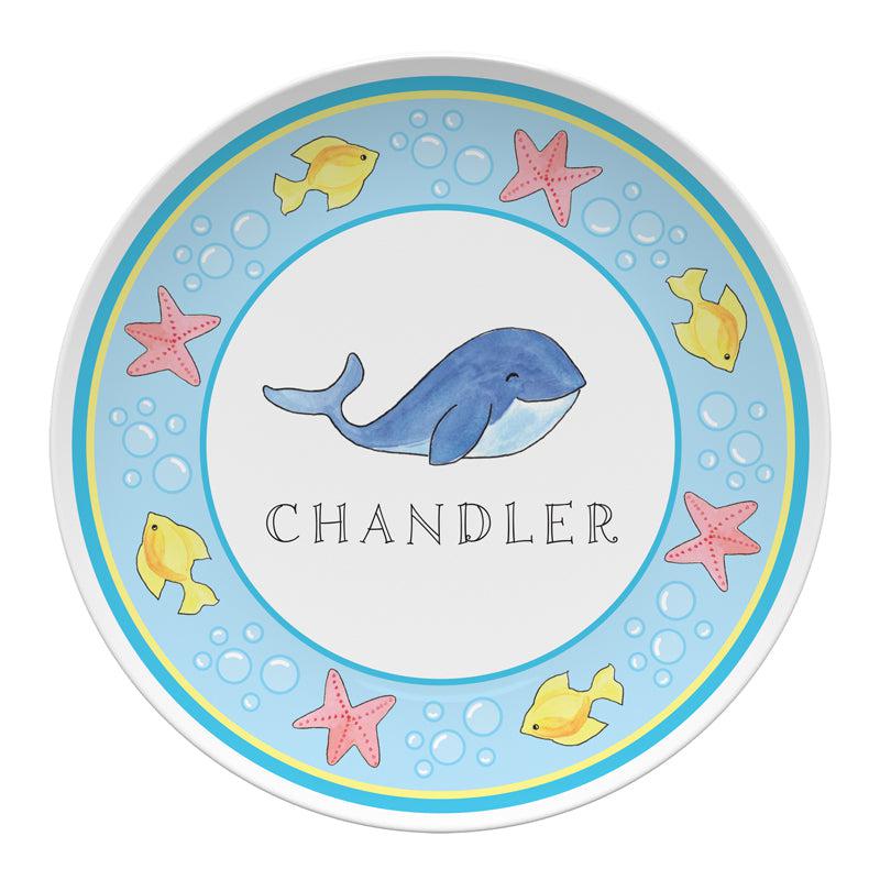 Ocean Life Kids Dinnerware - Kelly Hughes Designs