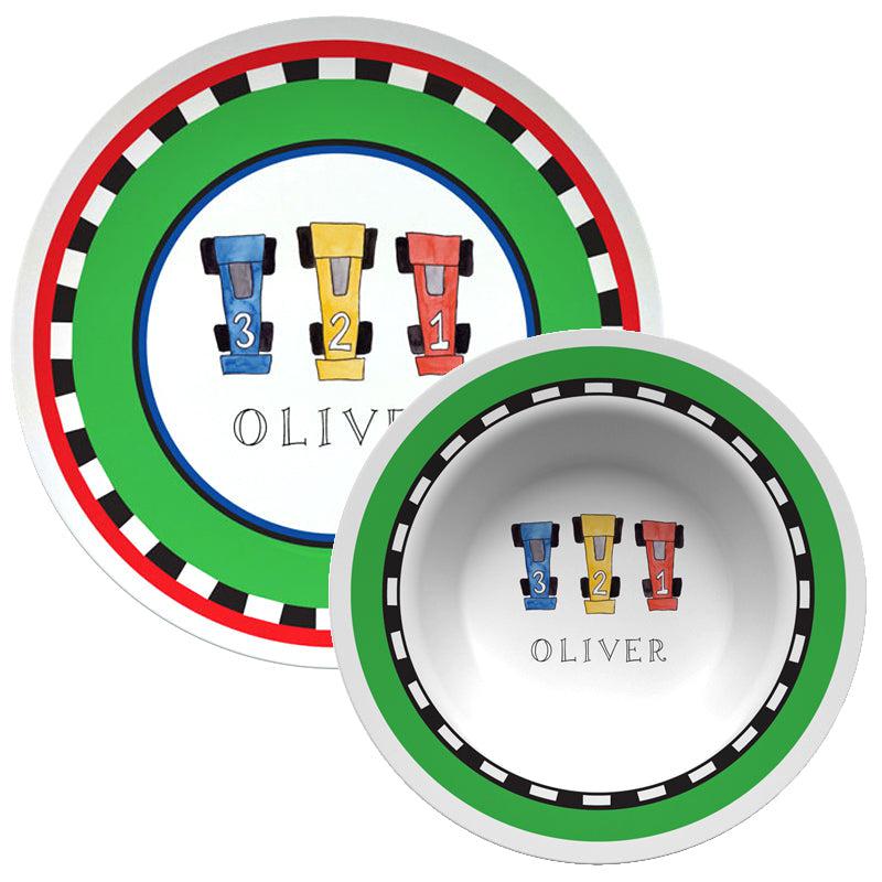 On Your Mark Kids Dinnerware - Kelly Hughes Designs