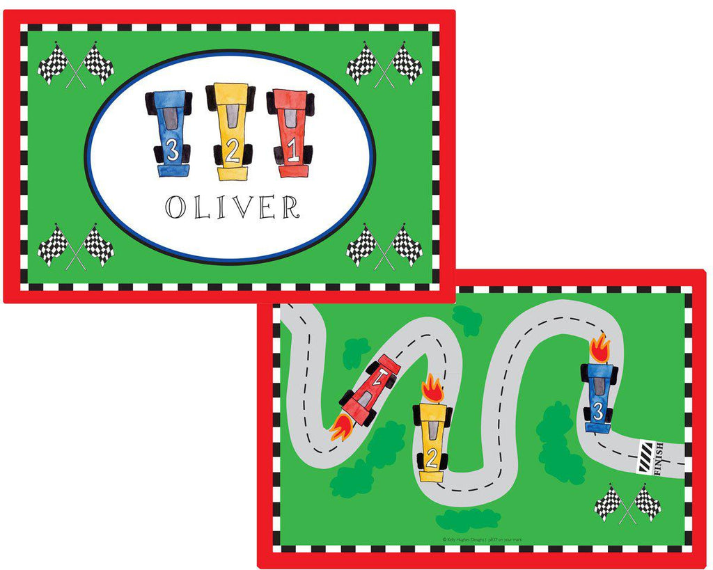 On Your Mark Kids Dinnerware - Kelly Hughes Designs