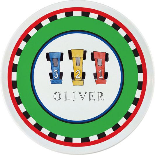 On Your Mark Kids Plate - Kelly Hughes Designs