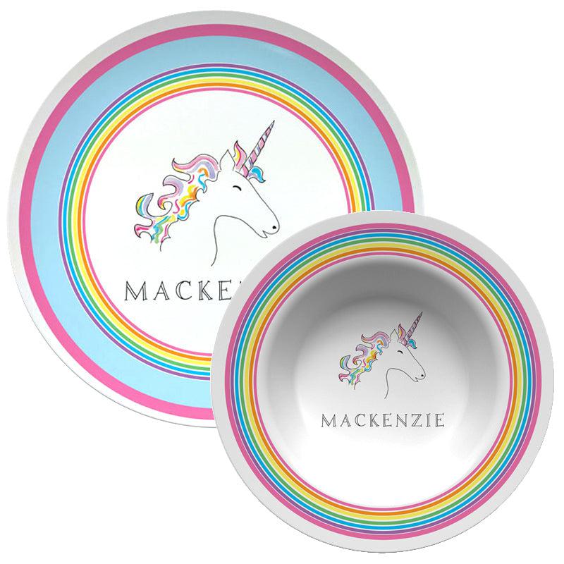 Over the Rainbow Kids Dinnerware - Kelly Hughes Designs