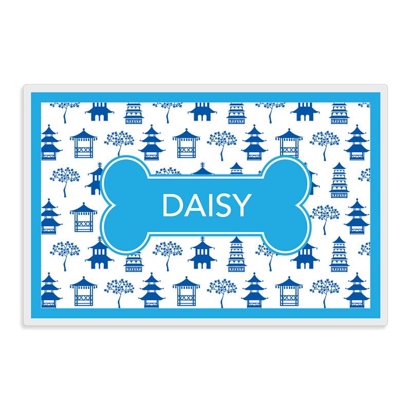 Pagoda Print Pet Mat - Kelly Hughes Designs