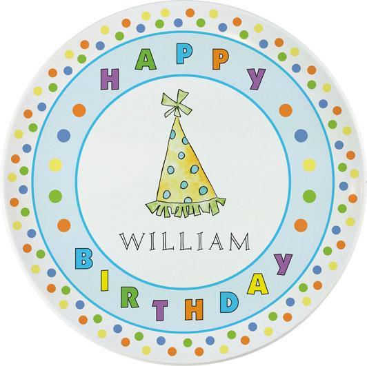 Party Hats Kids Dinnerware - Kelly Hughes Designs