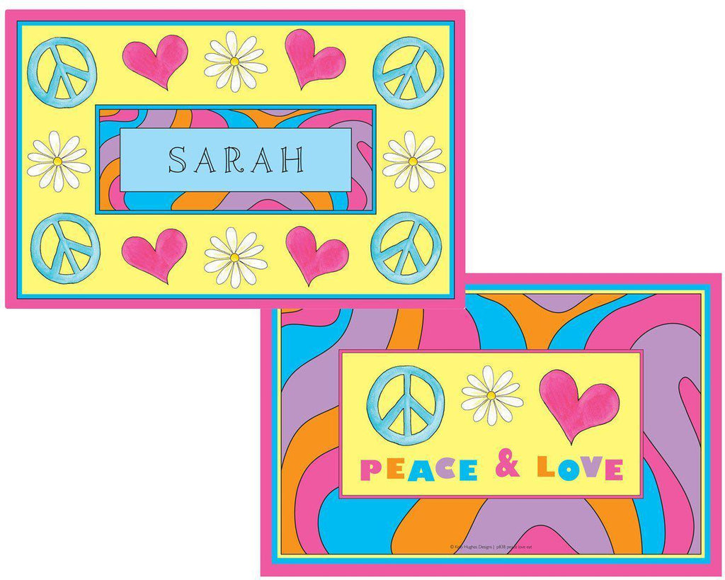 Peace Love Eat Kids Dinnerware - Kelly Hughes Designs