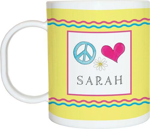 Peace Love Eat Kids Dinnerware - Kelly Hughes Designs