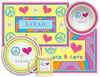 Peace Love Eat Kids Dinnerware - Kelly Hughes Designs