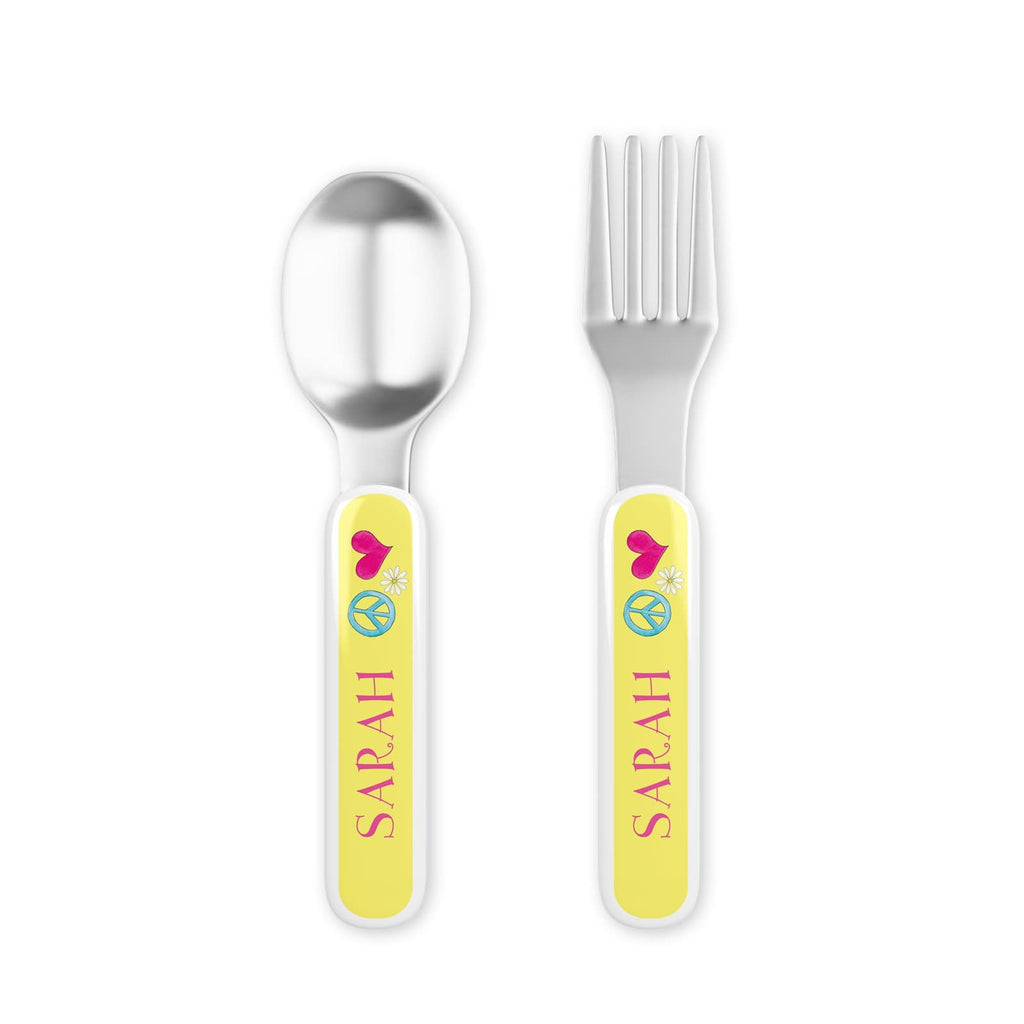 Peace Love Eat Kids Dinnerware - Kelly Hughes Designs