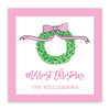 Pink Christmas gift sticker - Kelly Hughes Designs