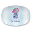 Pink Peonies Platter