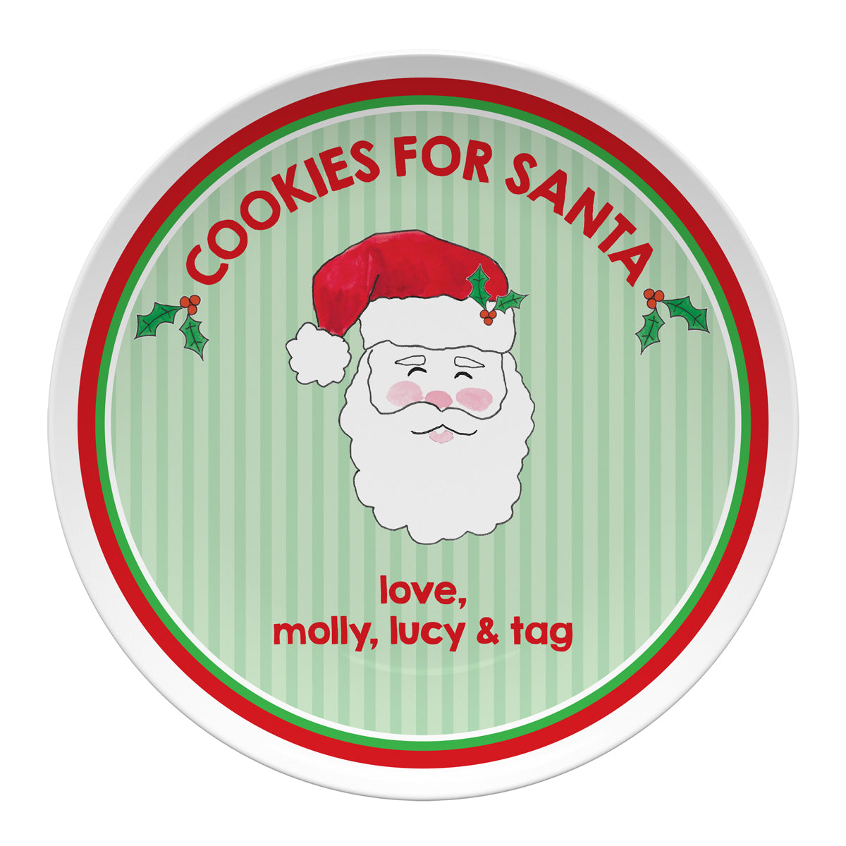 Cookies for Santa Plate