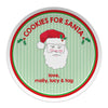 Cookies for Santa Plate
