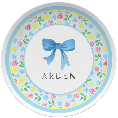 Blooms and Bows Kids Plate