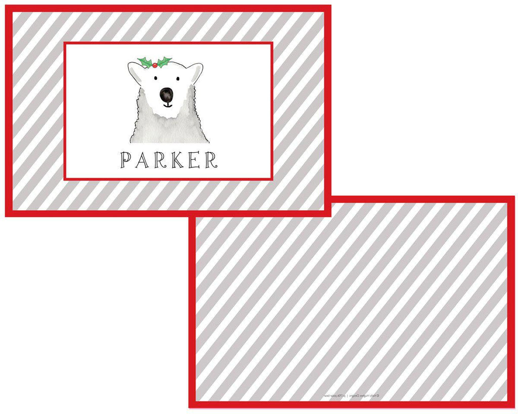 Polar Bear placemat - Kelly Hughes Designs