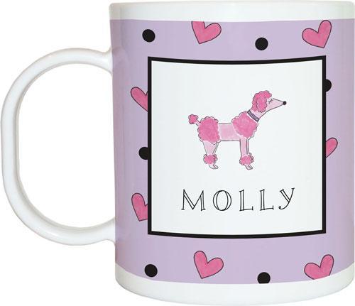 Poodle in Paris Kids Dinnerware - Kelly Hughes Designs