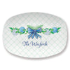 Blue Garland Platter