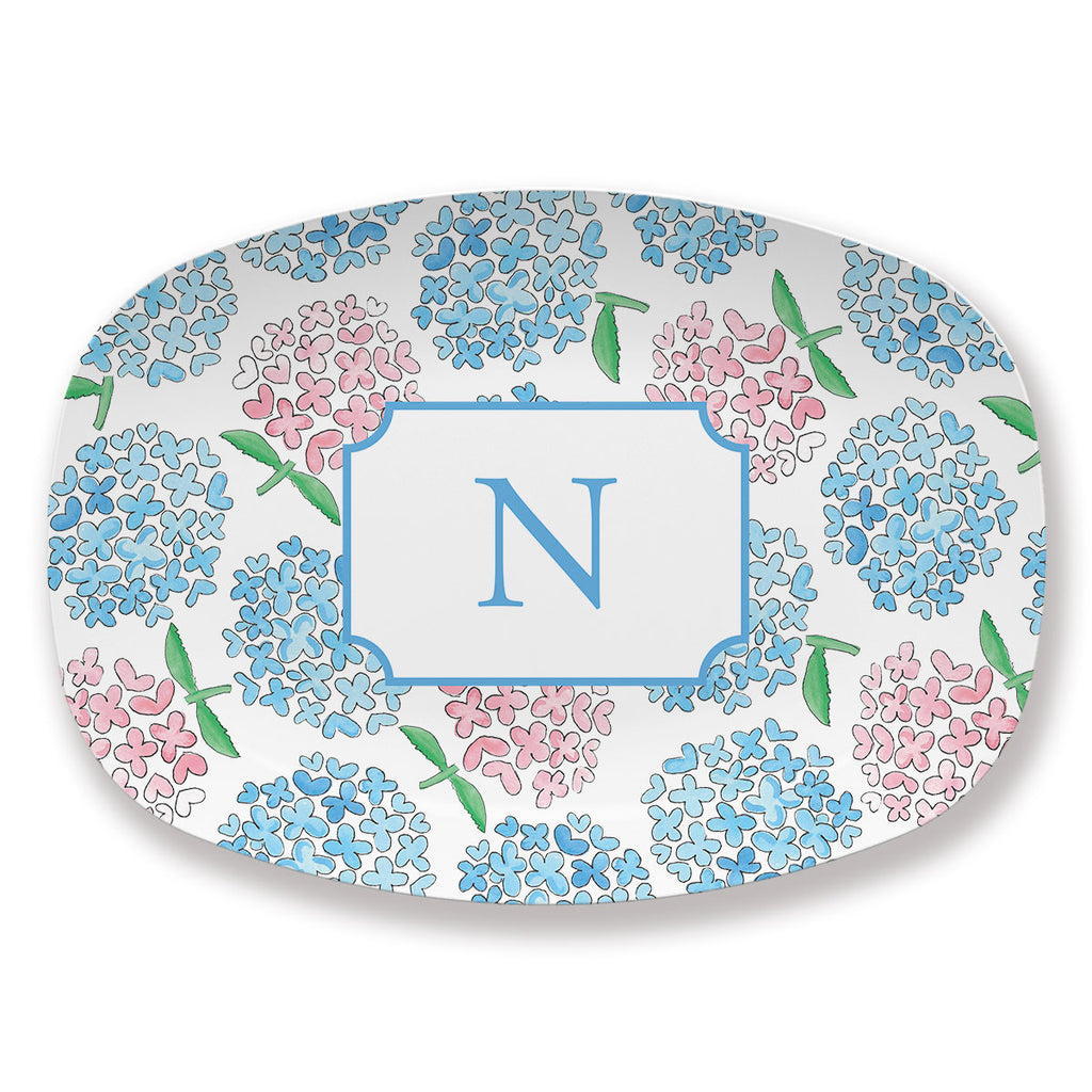Summer Hydrangea Platter