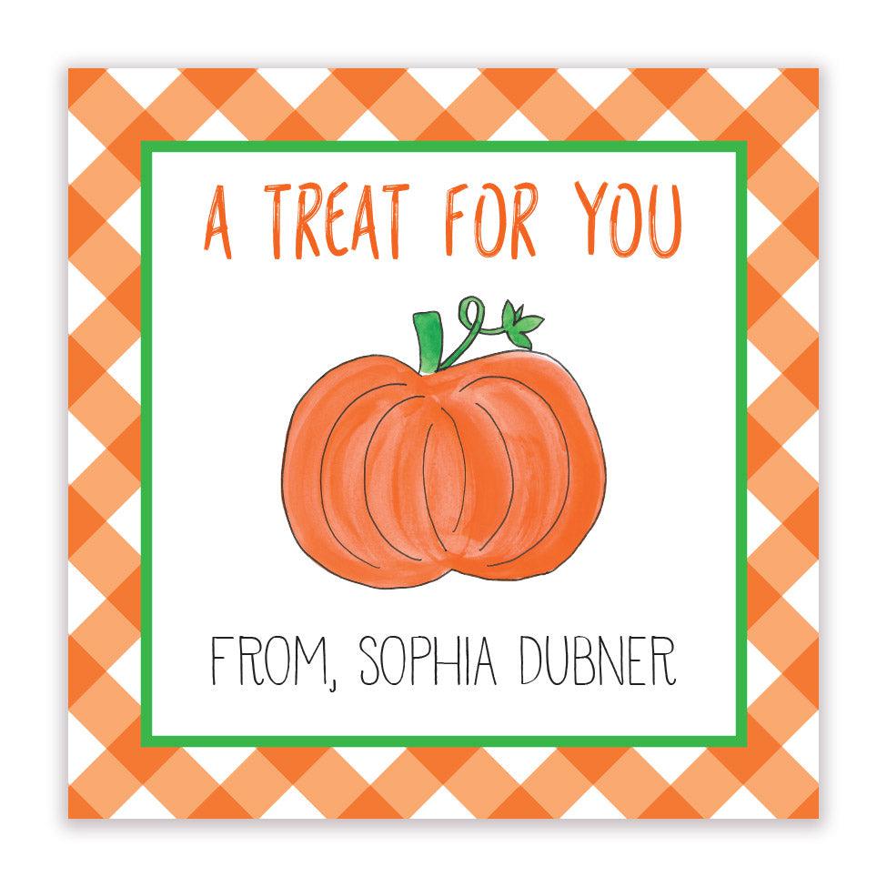 Pumpkin sticker - Kelly Hughes Designs