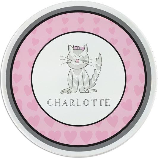 Purrfect Kids Plate - Kelly Hughes Designs