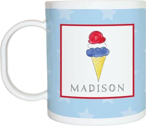 Red White & Blue Flags Dinnerware - Kelly Hughes Designs