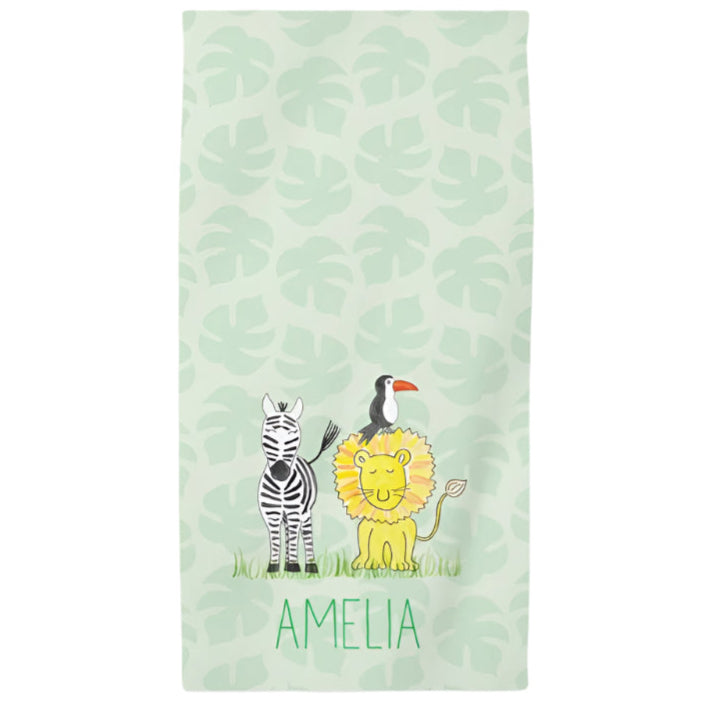 Safari Kids beach towel - Kelly Hughes Designs