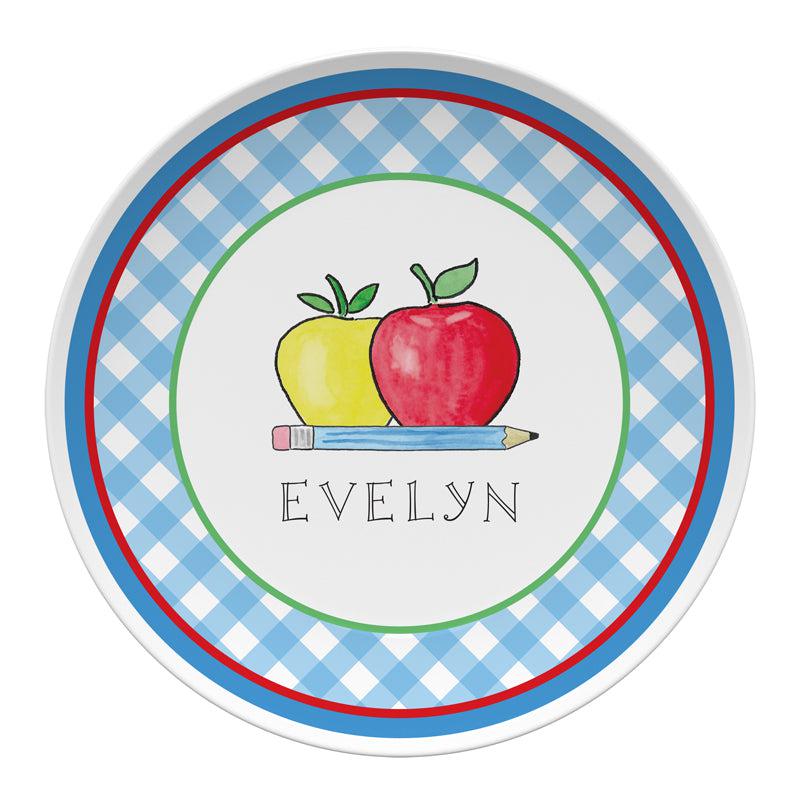 School Days Kids Dinnerware - Kelly Hughes Designs