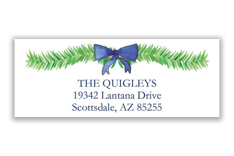 Seasons Greetings address label - Kelly Hughes Designs