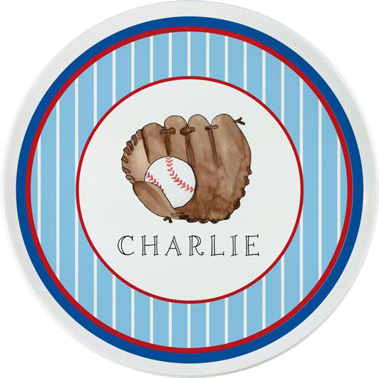 Slugger Kids Plate - Kelly Hughes Designs