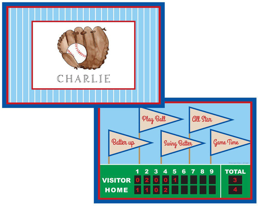 Slugger placemat - Kelly Hughes Designs