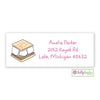 S'mores address label - Kelly Hughes Designs