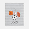Sports Fan Cozy Blanket - Kelly Hughes Designs