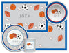 Sports Fan Kids Dinnerware - Kelly Hughes Designs