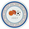 Sports Fan Kids Plate - Kelly Hughes Designs