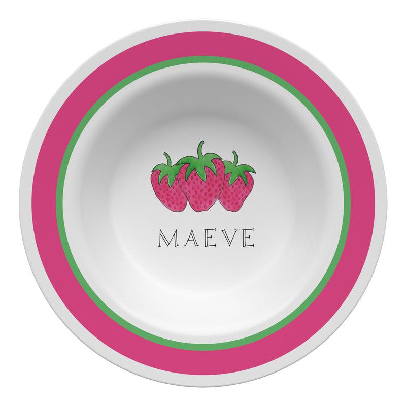 Strawberry Patch Bowl - Kelly Hughes Designs