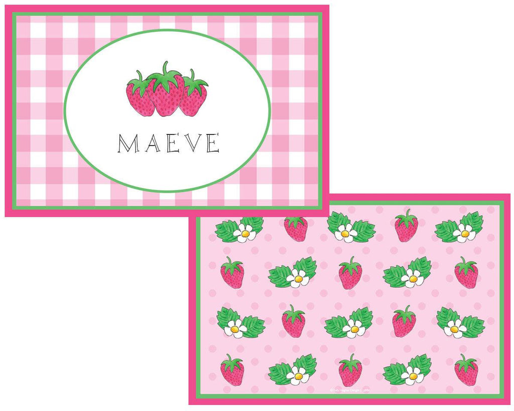 Strawberry Patch Kids Dinnerware - Kelly Hughes Designs