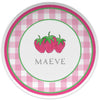 Strawberry Patch Kids Plate - Kelly Hughes Designs