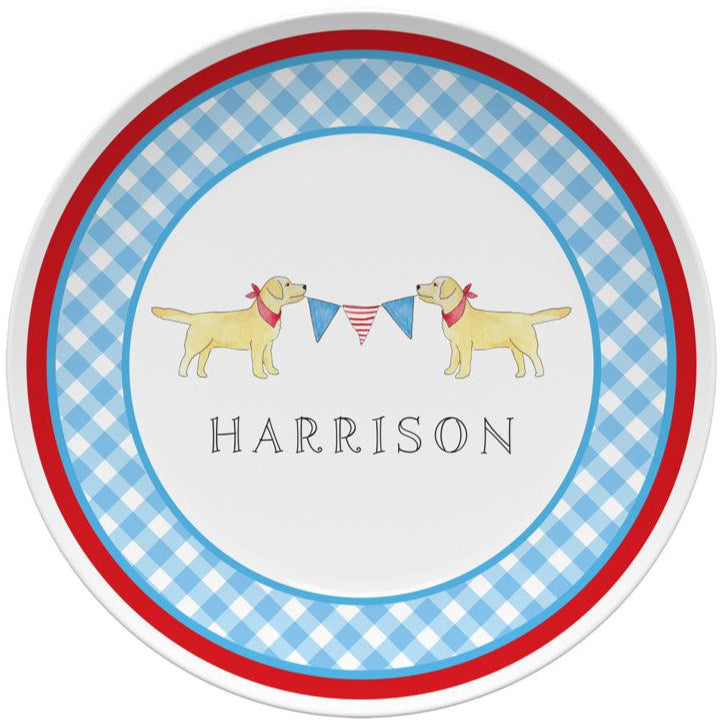 Summer Parade Kids Plate - Kelly Hughes Designs