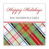 Tartan gift sticker - Kelly Hughes Designs
