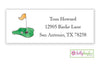 Tee it Up address label - Kelly Hughes Designs