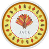 Tom Turkey Kids Plate - Kelly Hughes Designs